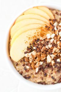 appeltaart havermoutpap