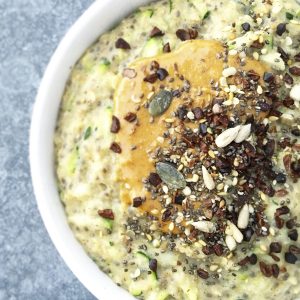 Recept voor zoats: havermoutpap met courgette