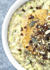 Start je dag goed met groente! Lees hier het recept voor zoats: havermoutpap met courgette